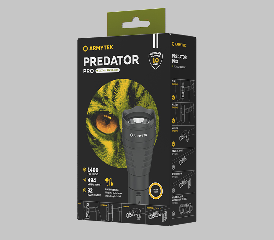 Armytek Predator Pro Magnet USB  Warm - фото3