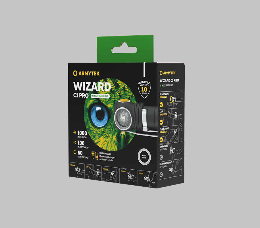 Armytek Wizard C1 Pro Magnet USB  White - фото6