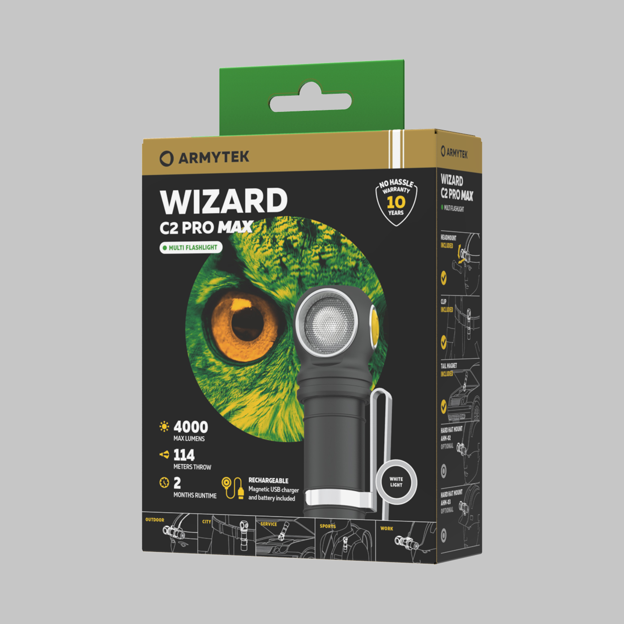 Armytek Wizard C2 Pro Max Magnet USB  White - фото6