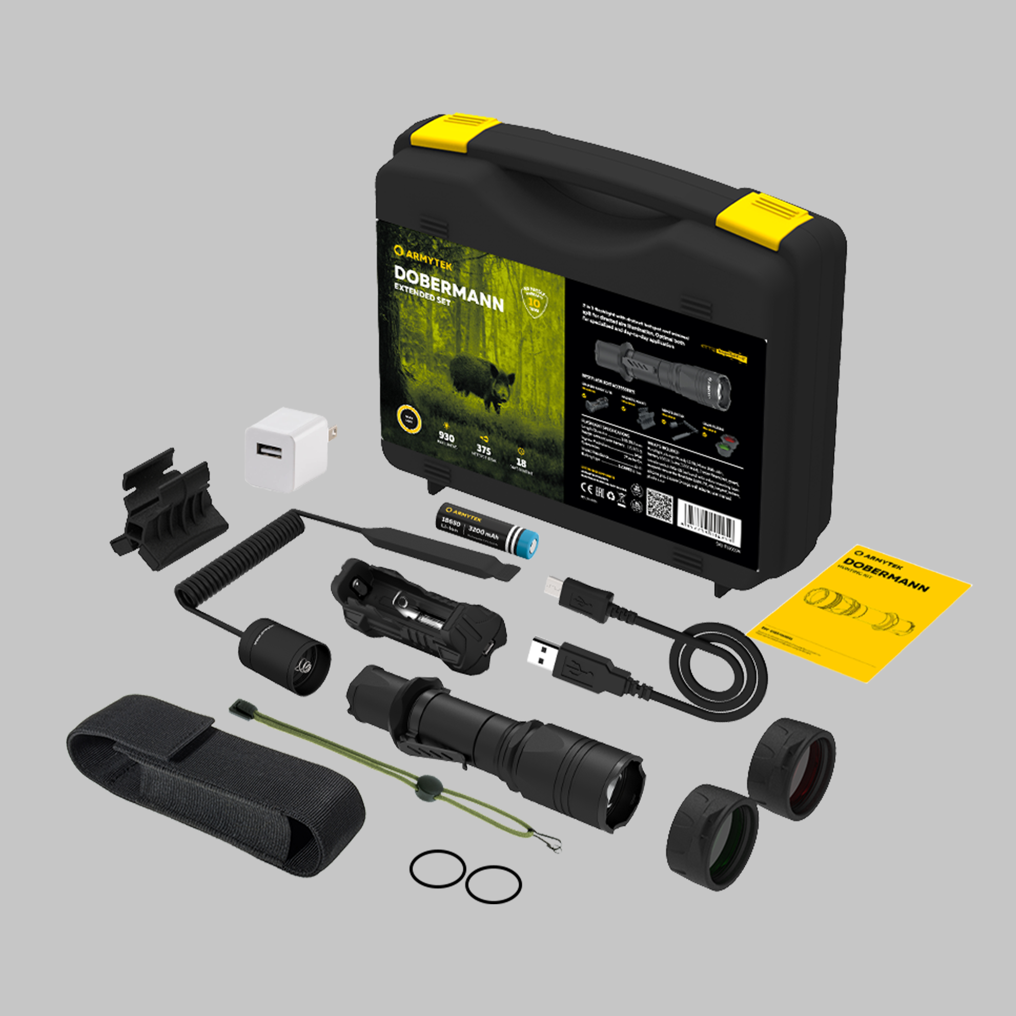 Armytek Dobermann Extended Set Warm - фото