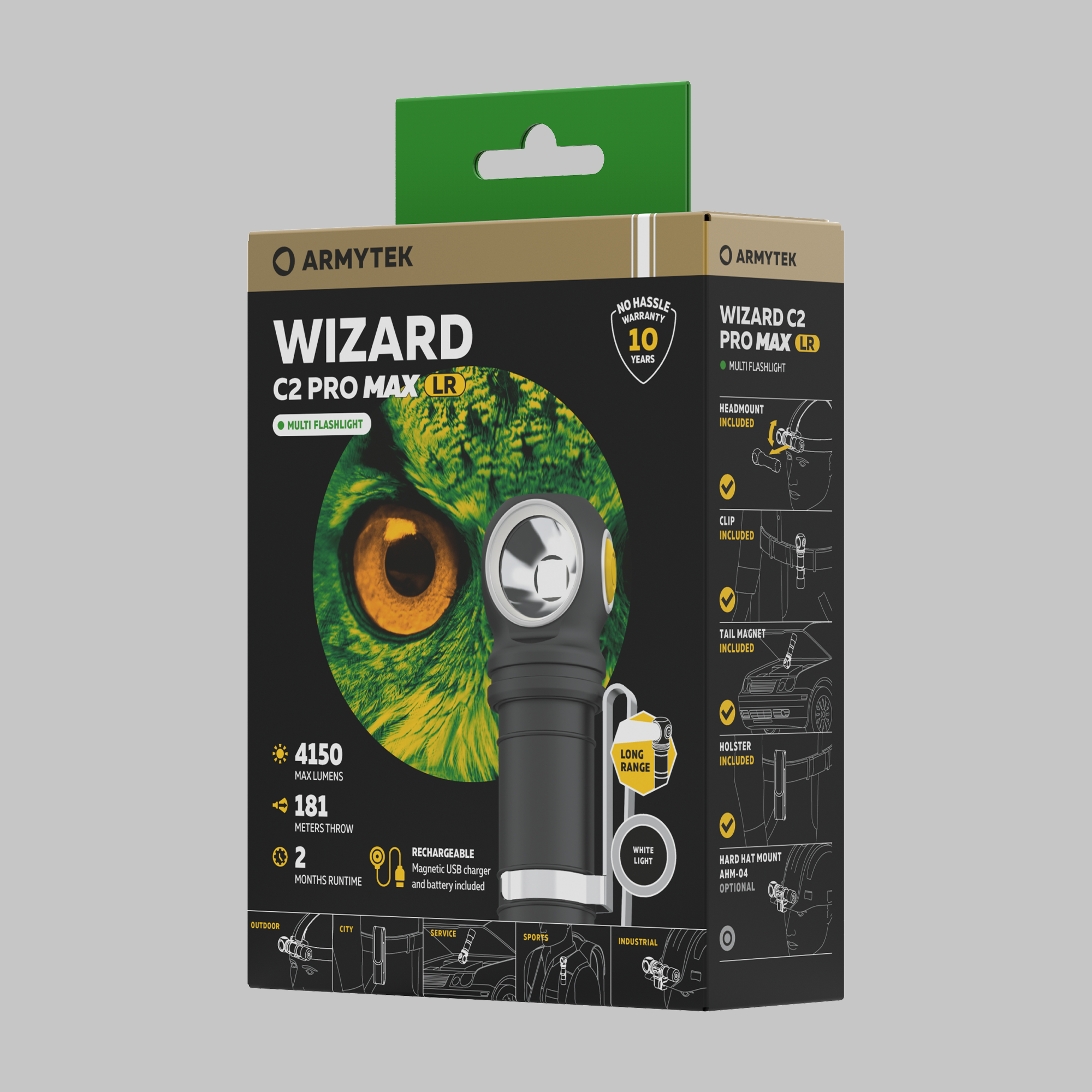 Armytek Wizard C2 Pro Max Magnet USB LR - фото5