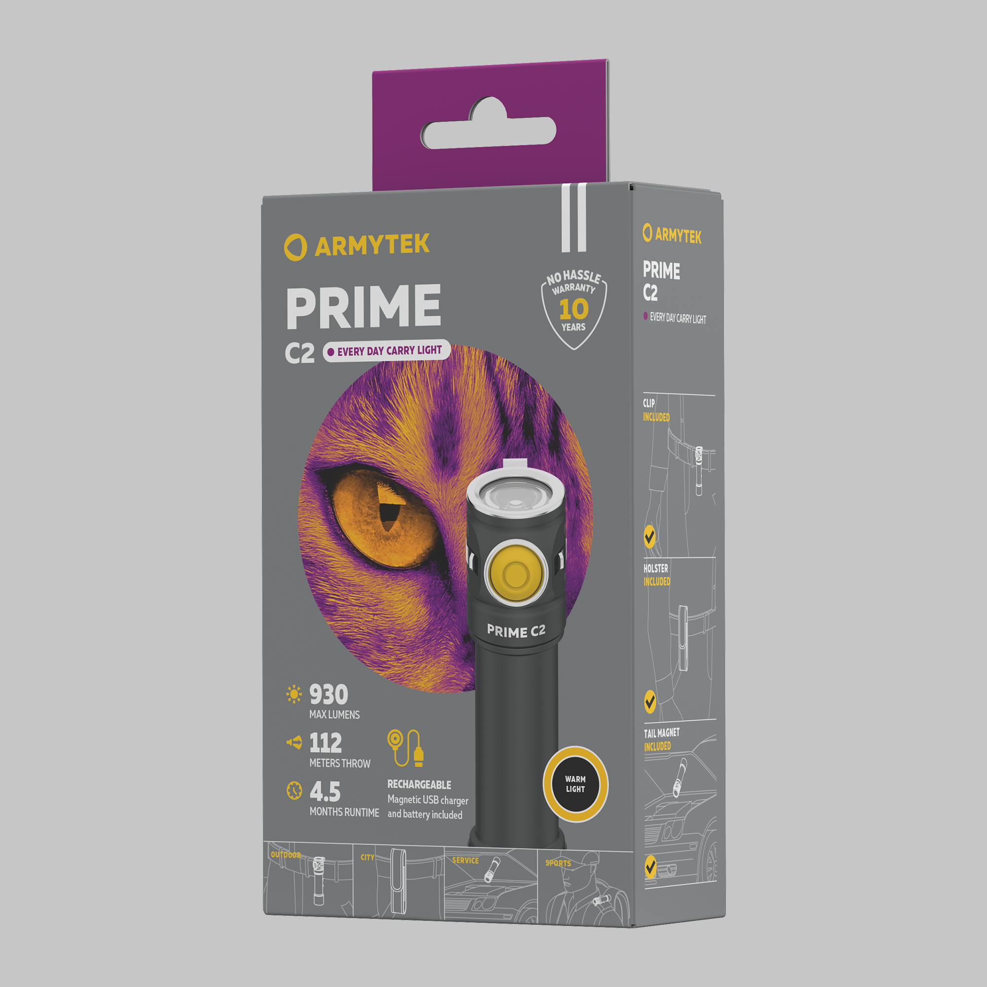 Armytek Prime C2 Magnet USB  Warm - фото4
